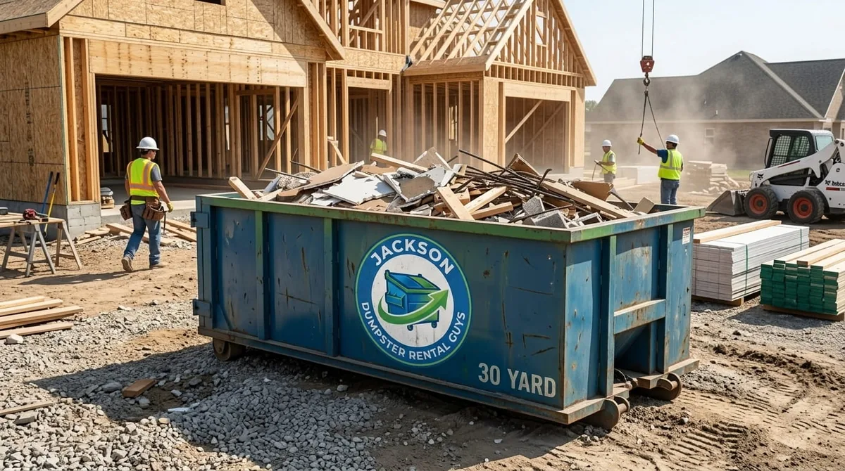 Roll-off dumpsters in a range of sizes